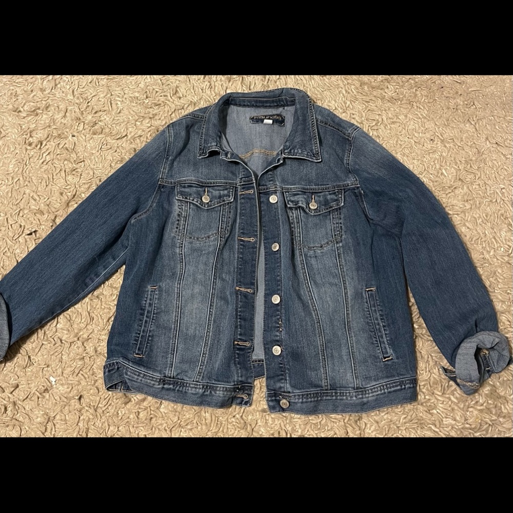 Maurices plus size (size 1/18) denim jacket